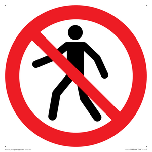 P004 Prohibition: No thoroughfare